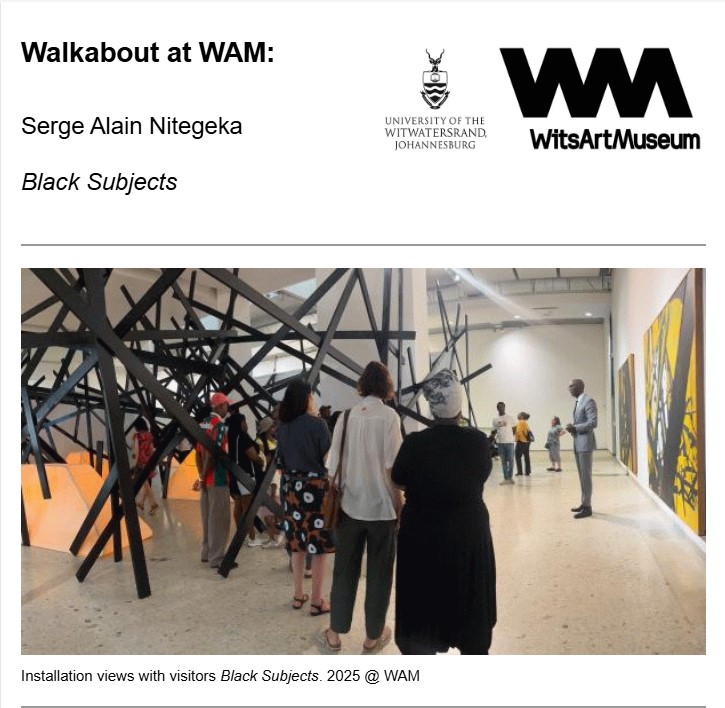 Walkabout: Serge Alain Nitegeka 'Black Subjects' Walkabout: Serge Alain Nitegeka 'Black Subjects'